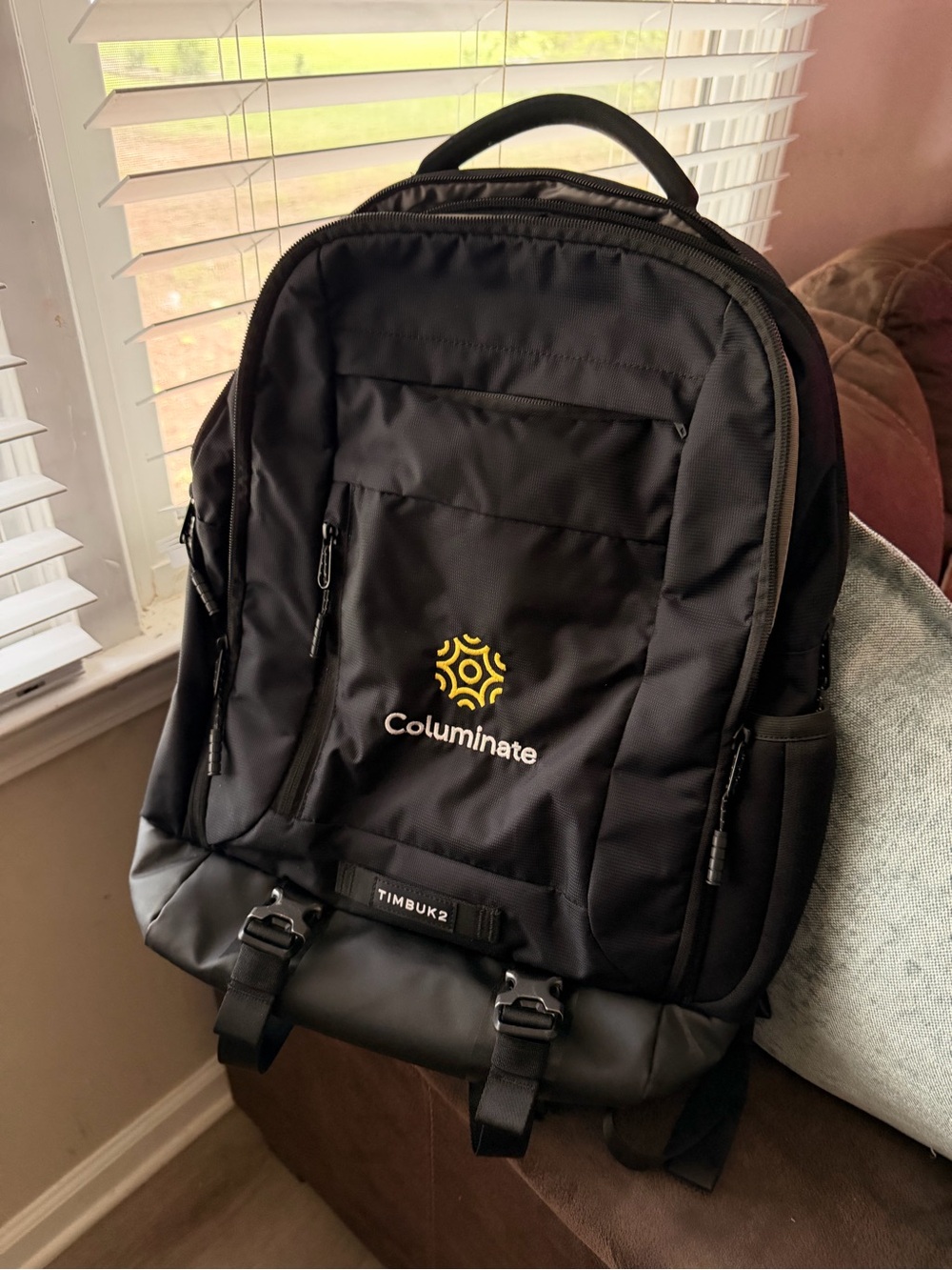Timbuk2 Columinate Custom Black Laptop Backpack Excellent Condition